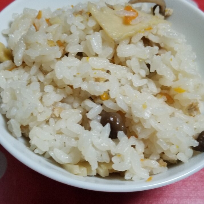 春の味❁✿  タケノコ のキツネご飯